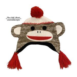 Sock Monkey 2-4Y Winter Hat